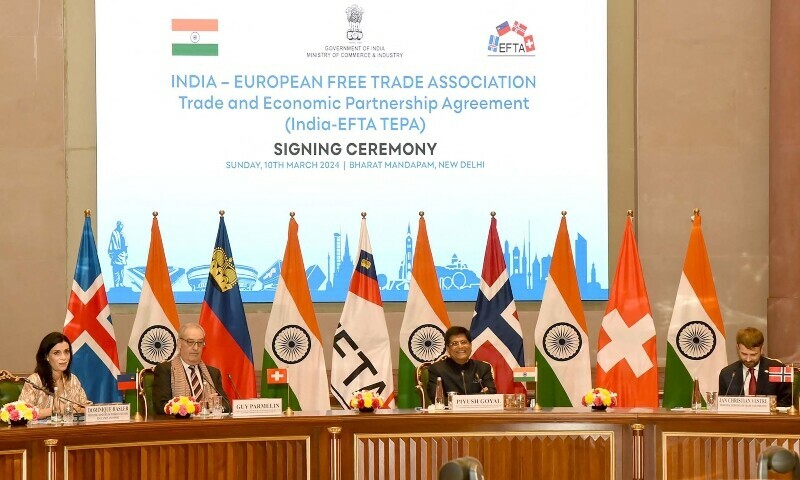India-EFTA Trade and Economic Partnership Agreement: A New Era of Economic Cooperation